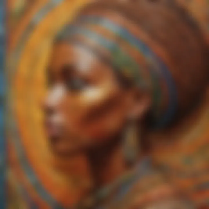 Vibrant African Themed Mosaic Art