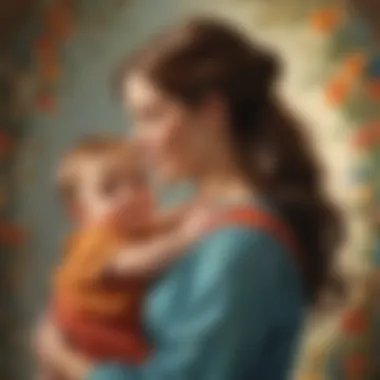 Mother and Child Painting