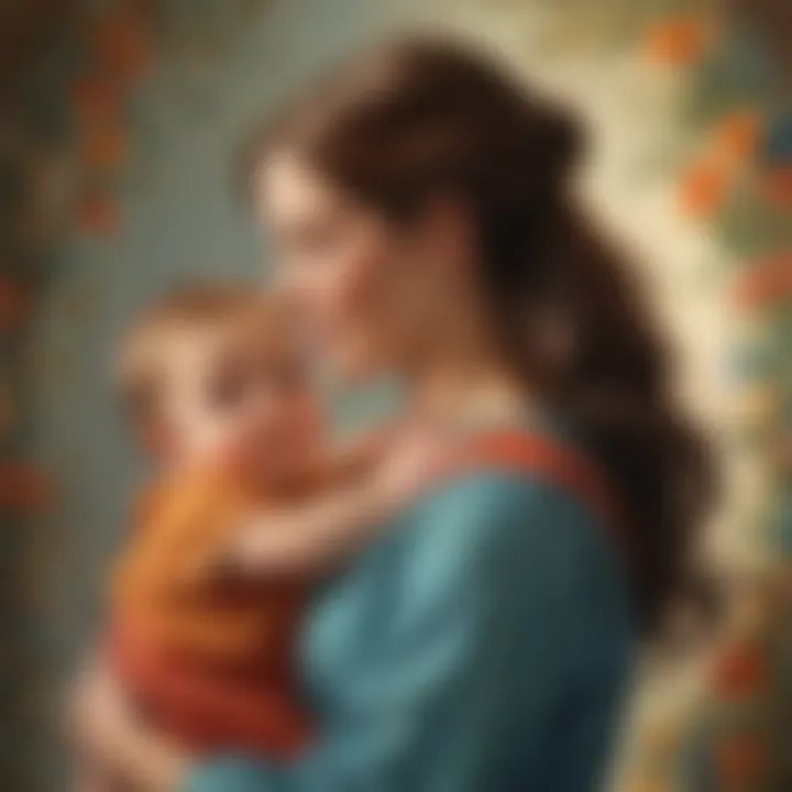 Mother and Child Painting