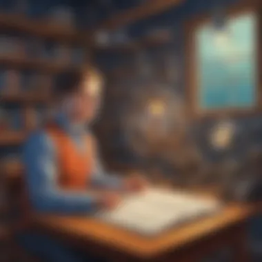 Illustration highlighting the mysteries of physics investigation