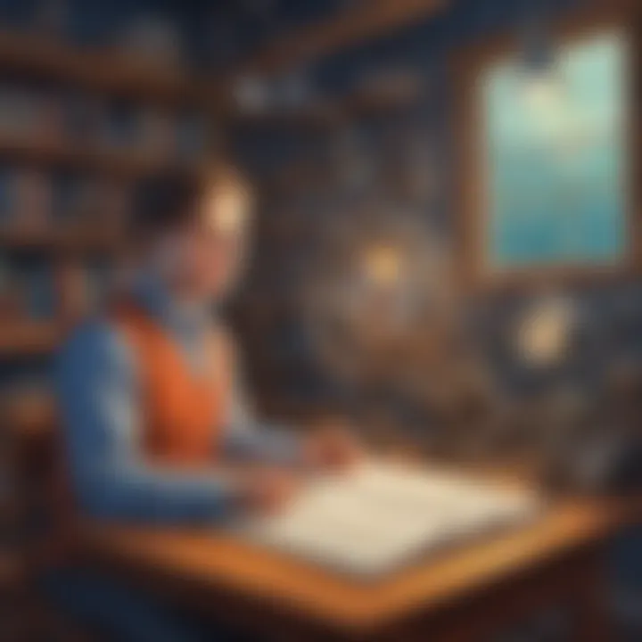 Illustration highlighting the mysteries of physics investigation