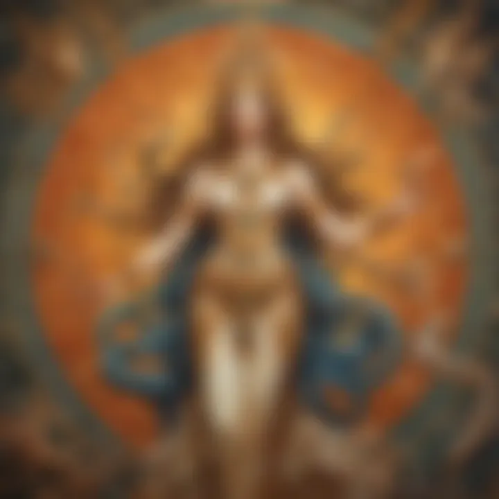 Mythical God and Goddesses Mural