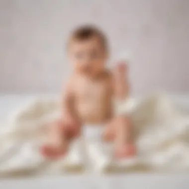 Treatment Options for Nappy Rash Various creams and ointments for nappy rash treatment displayed on a soft baby blanket.