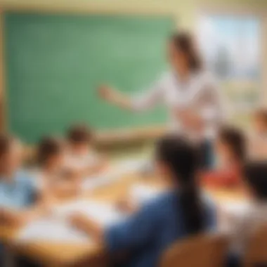 Effective Teaching Methods in Action Teacher demonstrating effective teaching methods