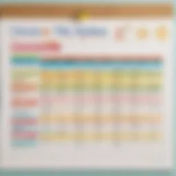 Innovative learning timetable template