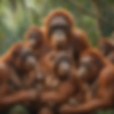 Orangutan Social Interaction