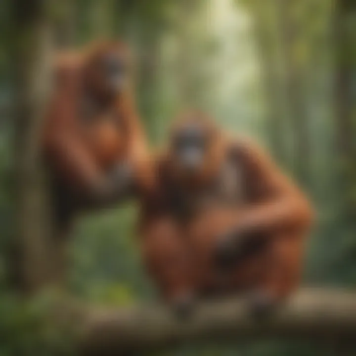 Orangutan Solitary Behavior