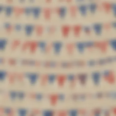Patriotic spirit evoked by American-made bunting