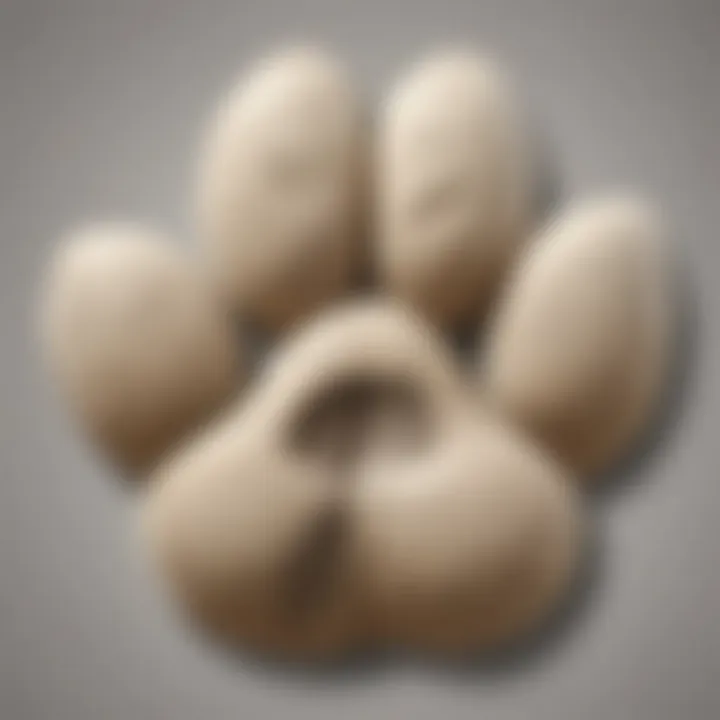 Pet Paw Print Design Element