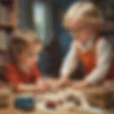 Child's Playful Exploration