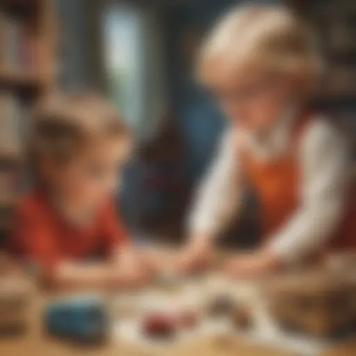 Child's Playful Exploration