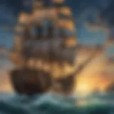 Mystical Pirate Ship Artwork