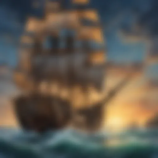 Mystical Pirate Ship Artwork