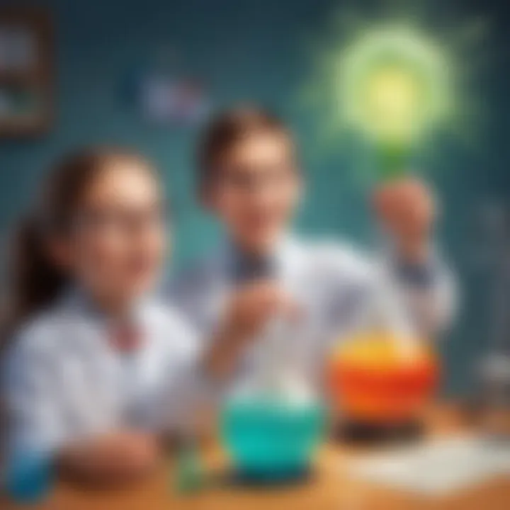Playful biology-themed science experiment on Kidlect