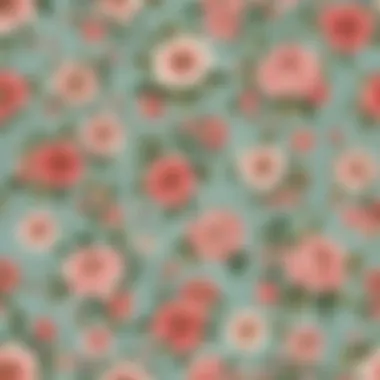 Polka dot wrapping paper with a vintage floral touch