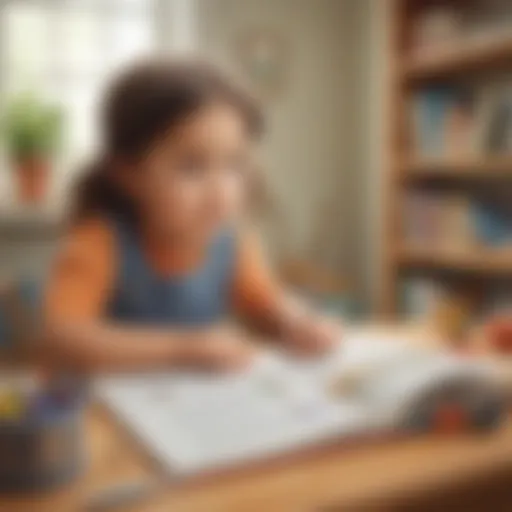 Child exploring with open-ended question