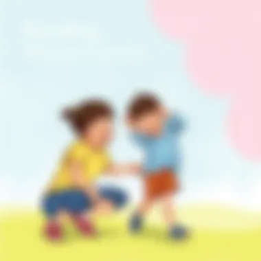 Bonding Through Physical Activity Parent and child engaging in a physical activity together