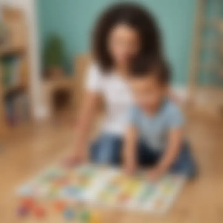 Preschoolers learning syllables through interactive play