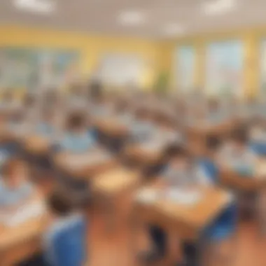 Schools' Preventive Measures Illustration showcasing preventive measures implementation in schools