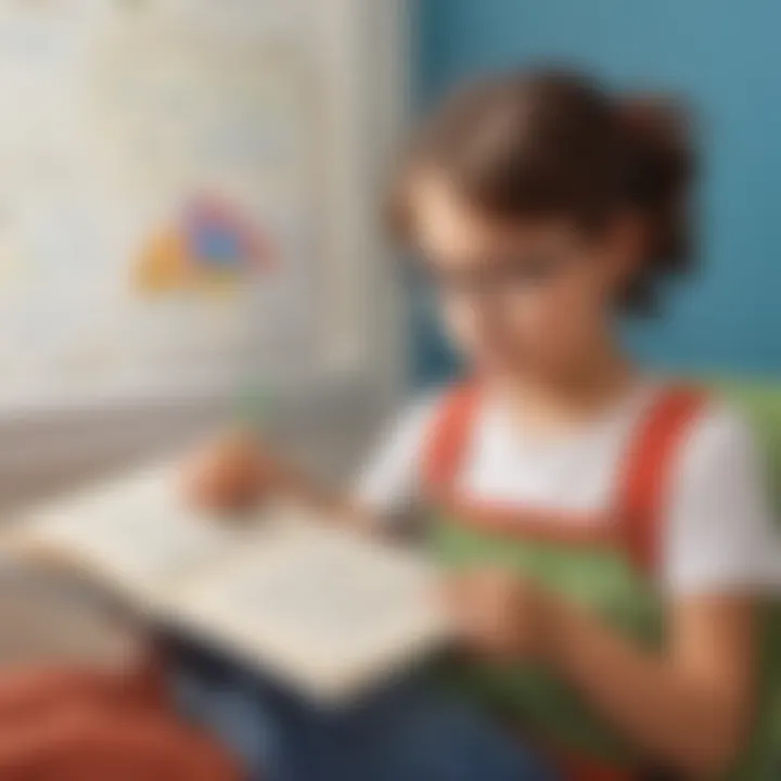 Graph showcasing methods for improving reading comprehension