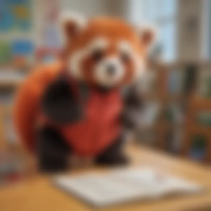 Red Panda Puppet as Educational Tool in Classroom