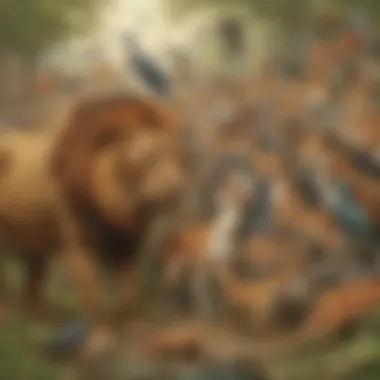 An animal exhibiting extraordinary social behavior within its group