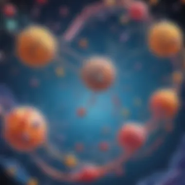 Molecular Symphony of Cellular Respiration Illustration depicting the intricate dance of molecules in cellular respiration
