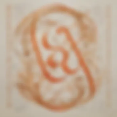 Elegant Russian Calligraphy Writing Hello in Cyrillic Script