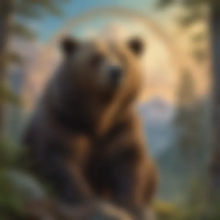 Sacred Bear Symbol in Nature