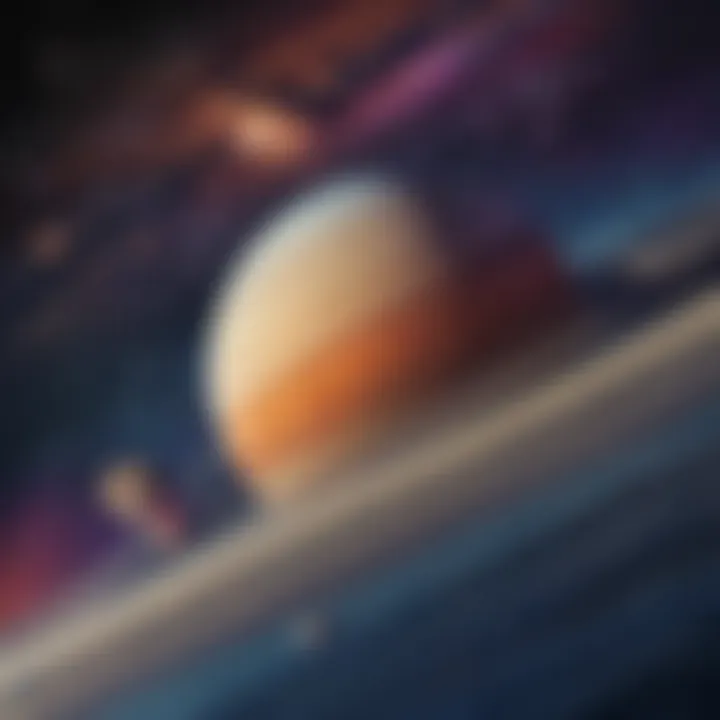Saturn's Atmosphere - A Colorful Tapestry of Gases