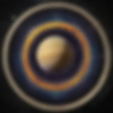 Saturn's Hexagon - Mystical Geometric Wonder