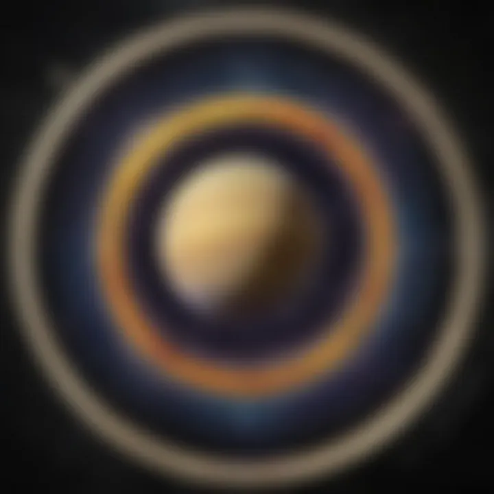 Saturn's Hexagon - Mystical Geometric Wonder