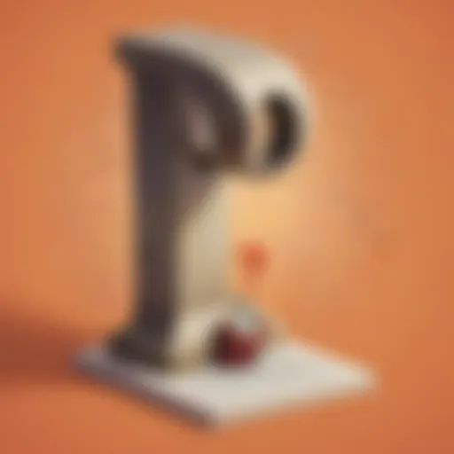 Illustration depicting the power of a well-placed punctuation mark