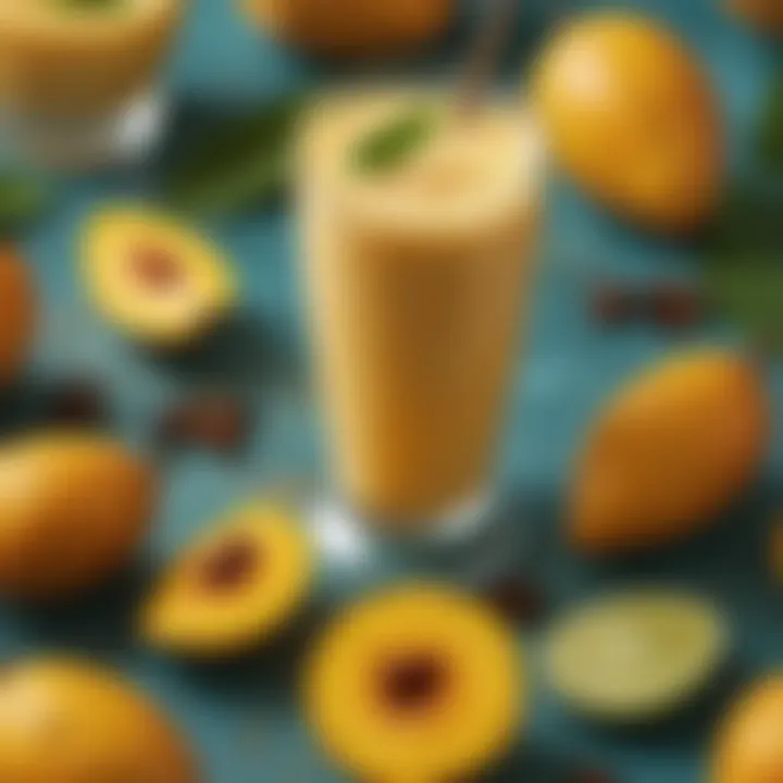 Spice-infused Mango Lassi
