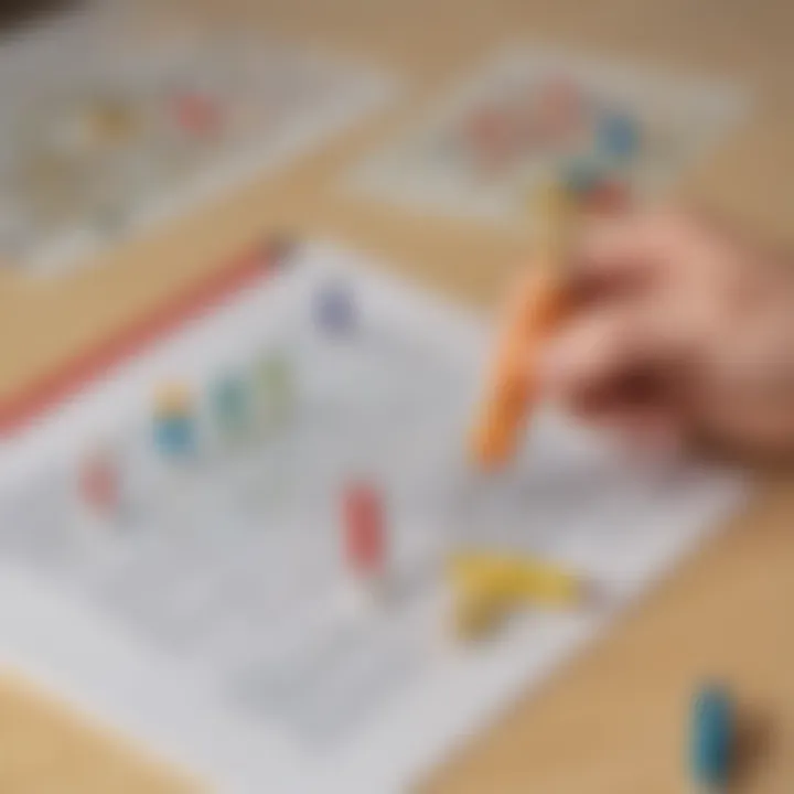 Interactive Learning Activity with Split Pins