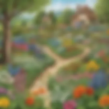 Spring garden puzzle