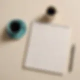 A minimalist desk featuring a notepad with concise notes.