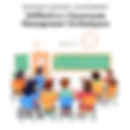 A well-organized classroom setting with students engaged in learning activities