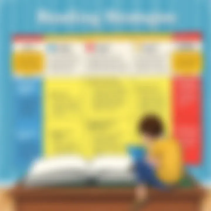 Effective Reading Strategies Chart showing strategies for enhancing reading comprehension