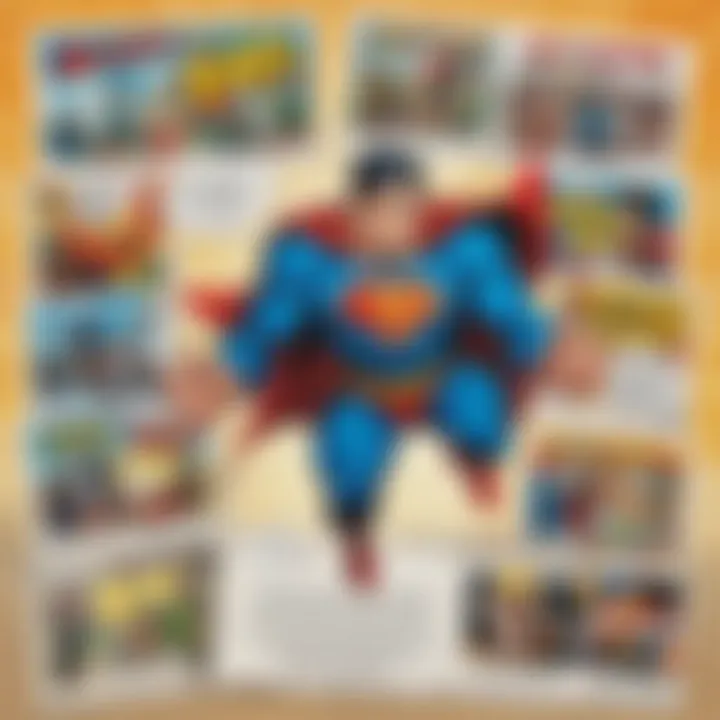 Superhero Invitation with Custom Comic Strip