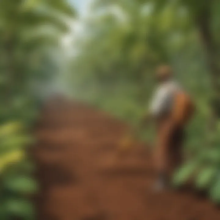 Sustainable farming practices for fair trade cocoa production