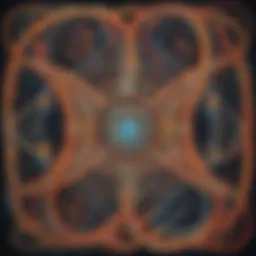 Abstract representation of syllables intertwining with language