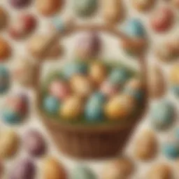 Symbolic Easter Egg Basket