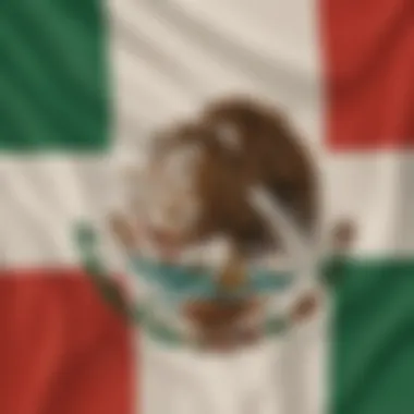 Symbolic Mexican Flag Illustration