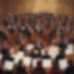 Symphony orchestra performance at New Zealand music school