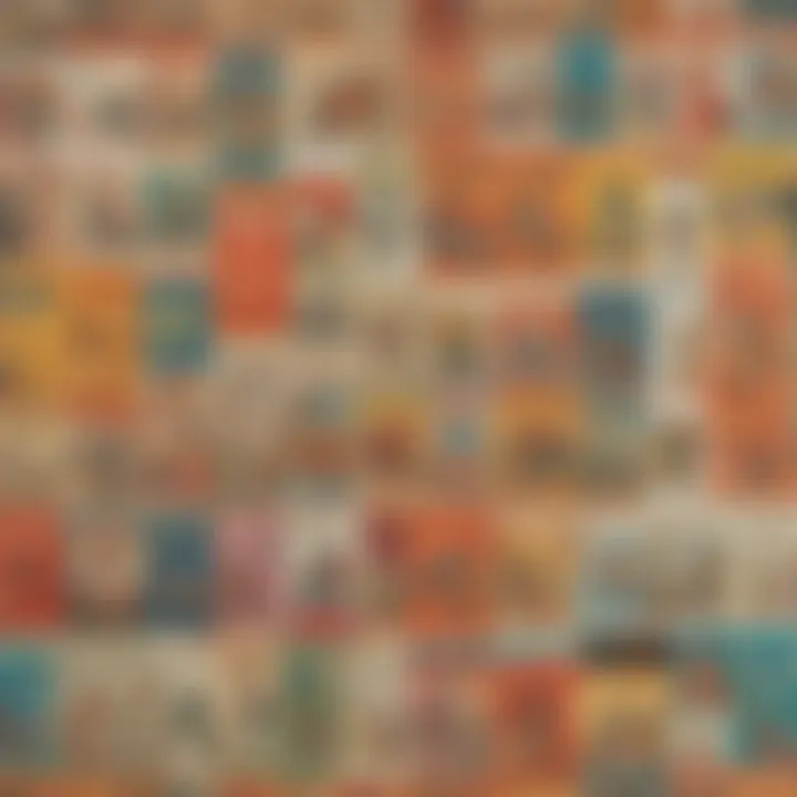 A collection of posters showcasing cultural significance