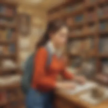 Educational elements incorporated in a scavenger hunt