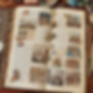 A completed scrapbook filled with memories