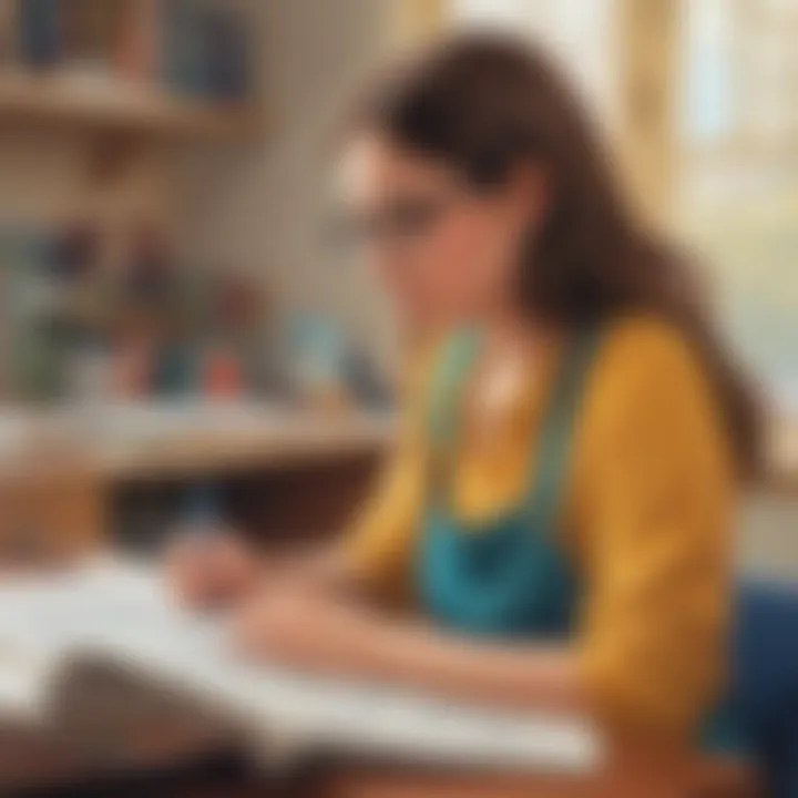 A collection of student works showcased in a creative writing class
