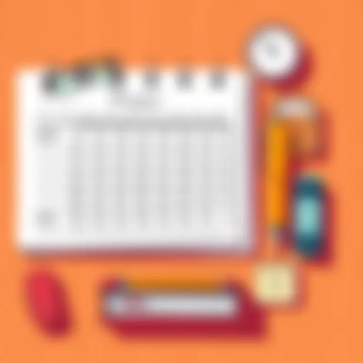 Notable The Utility and Design of a Blank Calendar Planner